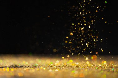 Altın glitter arka plan