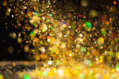 Altın glitter arka plan