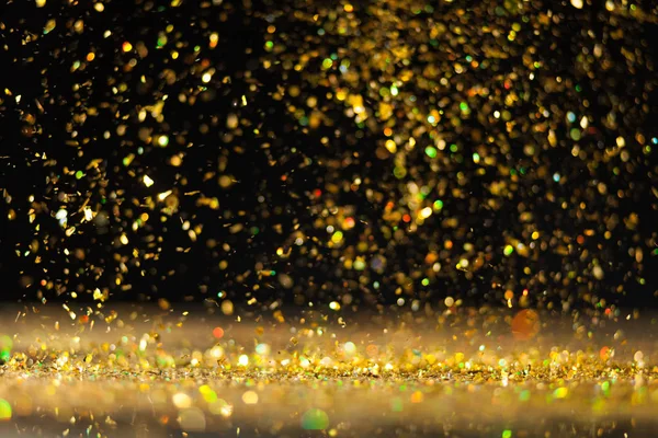 Golden glitter background — Stock Photo, Image