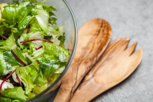 Salada verde fresca — Fotografia de Stock