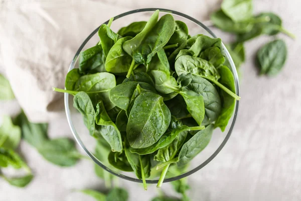 Baby spinach leaves — Stock Photo, Image