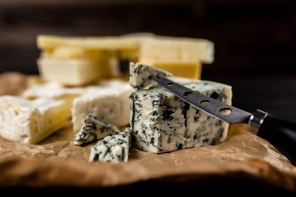 Différentes sortes de fromage — Photo