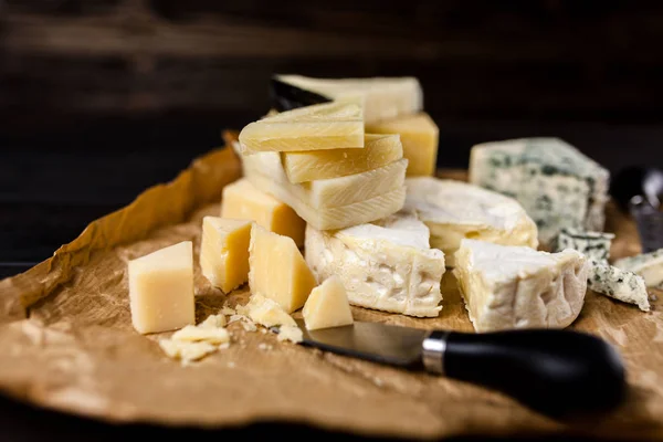 Différentes sortes de fromage — Photo