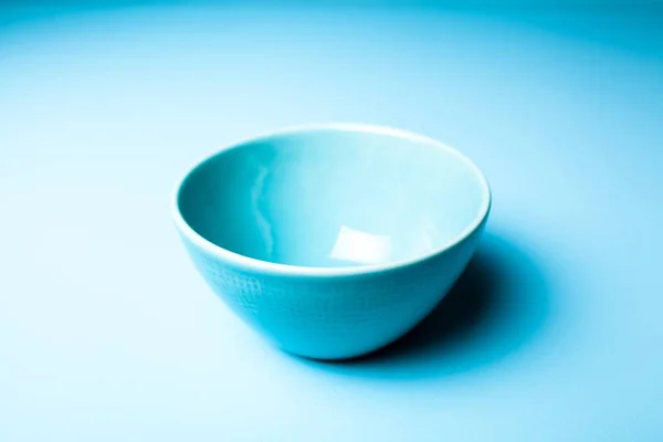 Empty blue bowl — Stock Photo, Image