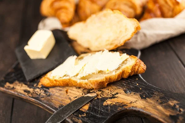 Verse boter croissants — Stockfoto