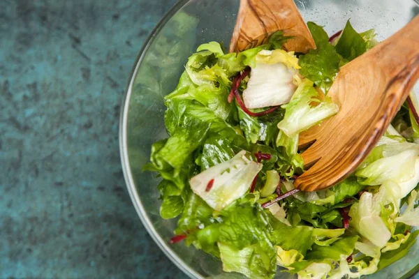 Salada verde fresca — Fotografia de Stock