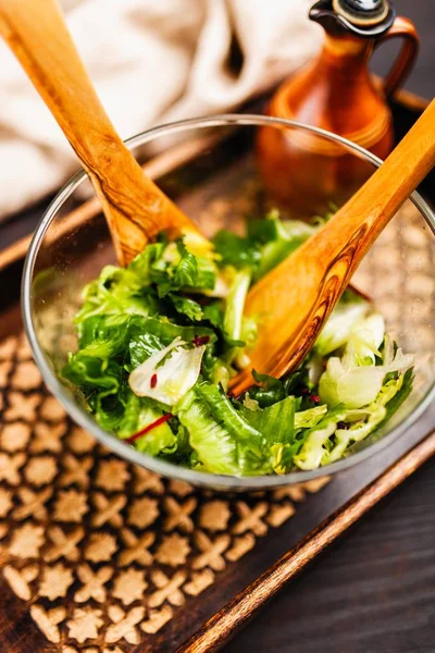 Verse groene salade — Stockfoto