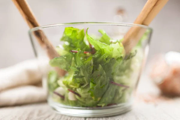 Fresh green salad — Stock Photo, Image