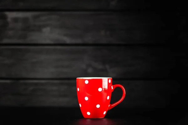 Caneca de café vermelho — Fotografia de Stock