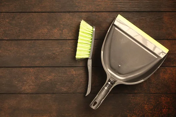 Brush and scoop — Stock Photo, Image