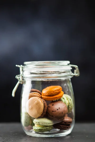 Auswahl an Macaron-Keksen — Stockfoto