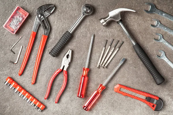 Werkzeugset für Heimwerker — Stockfoto