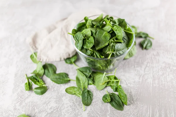 Baby spinach leaves — Stock Photo, Image