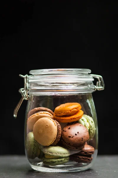 Auswahl an Macaron-Keksen — Stockfoto