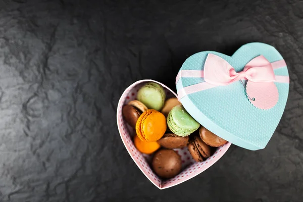 Assortiment van macaron koekjes — Stockfoto