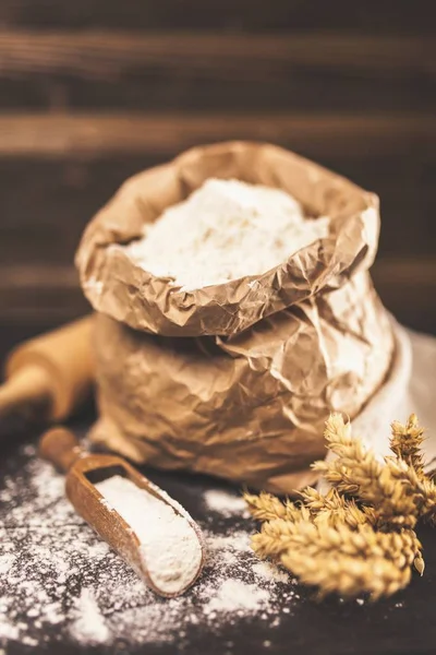 Sacchetto di farina — Foto Stock