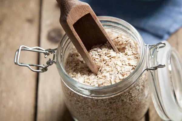 Strawberry oatmeal bowl — Stock Photo, Image