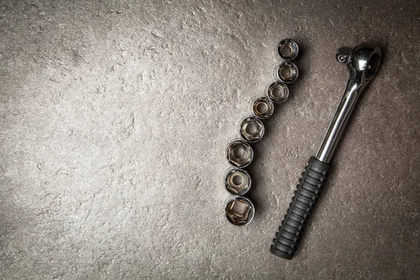 Socket wrench set — Stock Photo, Image