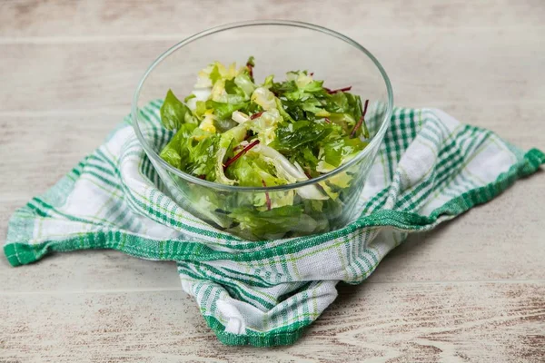 Salada verde fresca — Fotografia de Stock