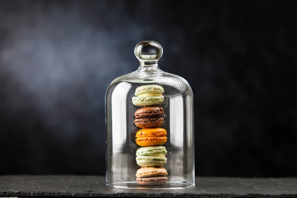 Sortiment av macaron cookies — Stockfoto