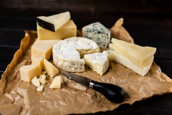 Různé druhy sýra — Stock fotografie