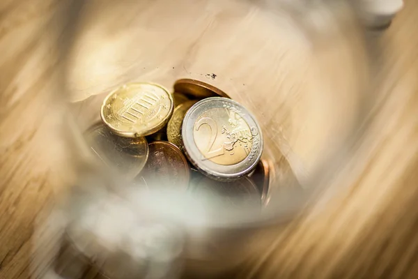 Jar of coins — Stock Photo, Image