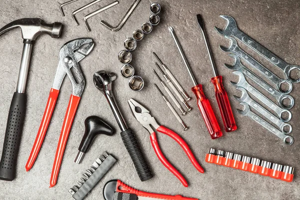 Werkzeugset für Heimwerker — Stockfoto