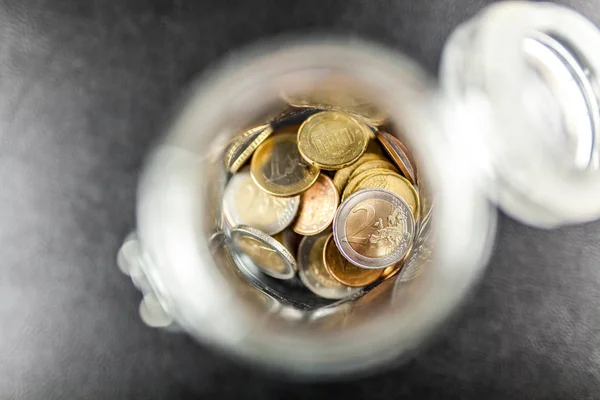 Jar of coins — Stock Photo, Image