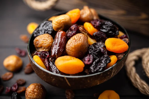 A mix of dried fruit — Stock Photo, Image