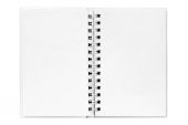 Prázdné bílé zápisník