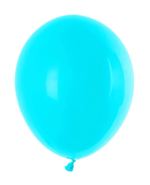 Голубой надувной шар — стоковое фото