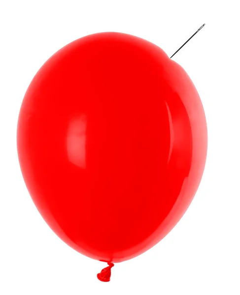 Ballon und Nadel — Stockfoto