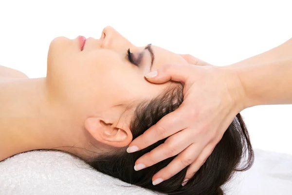 Head massage — Stock Photo, Image