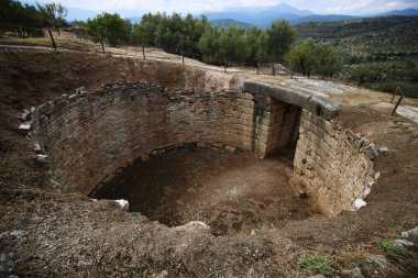 Mycenae, Yunanistan. Tunç Çağı mezar, 