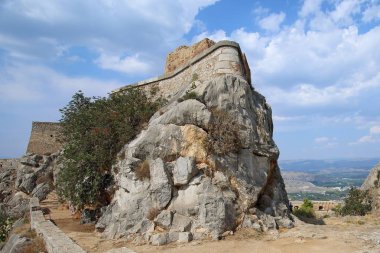 Palamidi kalede Nafplion, Argolis Peloponnese, Yunanistan