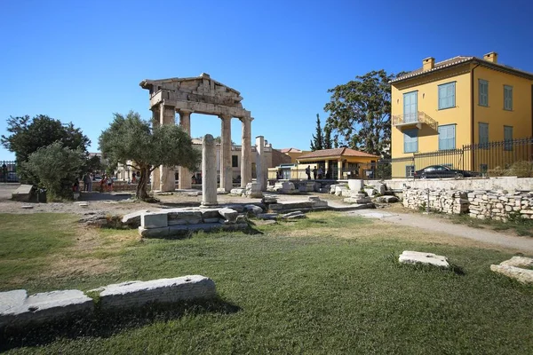 Pozůstatky římské agory, Atény, Řecko — Stock fotografie