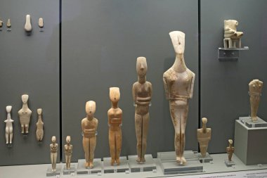 Kiklad figürler Müzesi Arkeoloji, Atina, Yunanistan