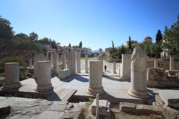 Ruínas da Ágora Romana, Atenas, Grécia — Fotografia de Stock