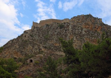 Palamidi kale tepe, Nafplion, Yunanistan