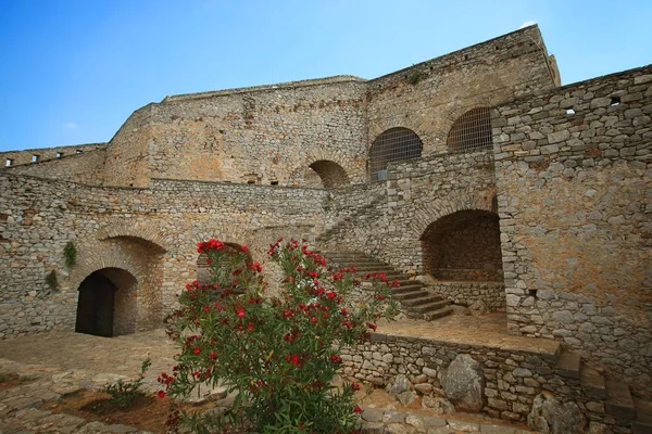 Palamidin linnoitus Nafplionissa, Argolis Peloponnese, Kreikka — kuvapankkivalokuva