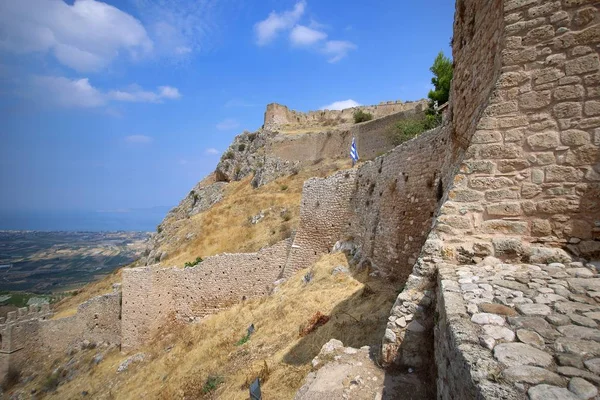 Akrokorinth (die Akropolis des antiken Korinth)) — Stockfoto