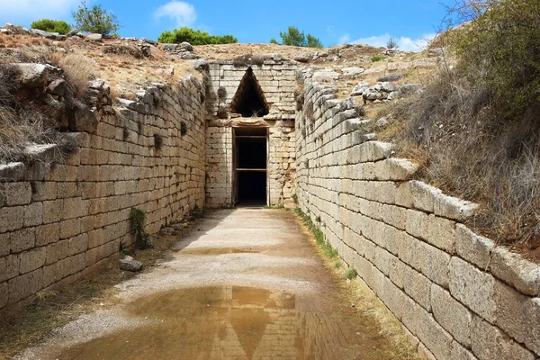 미케네, 그리스입니다. 청동기 시대 무덤, "우아한의 Clytemenestra" — 스톡 사진