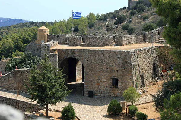 Fortezza Palamidi a Nafplion, Argolis Peloponneso, Grecia — Foto Stock