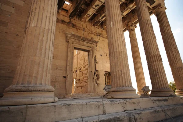 神殿柱廊，雅典卫城 — 图库照片