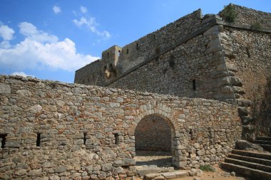 Palamidi kalede Nafplion, Argolis Peloponnese, Yunanistan