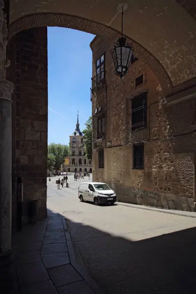 Plaza del Ayuntamiento, Toledo, Spanje — Stockfoto