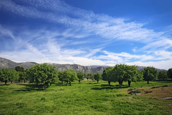 Paesaggio montano vicino a Segovia, Spagna — Foto Stock