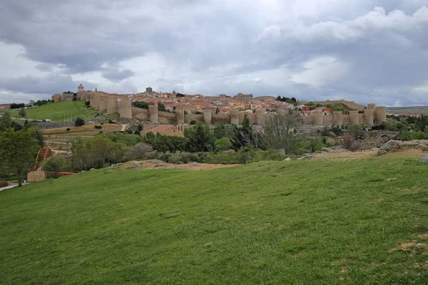 Avila Ortaçağ Kalesi duvar, Castilla y Leon, İspanya