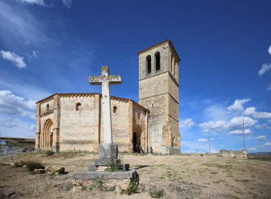 Saint Cross church (Iglesia de Santa Cruz), Segovia, İspanya. Eski Tapınakçılar Kilisesi