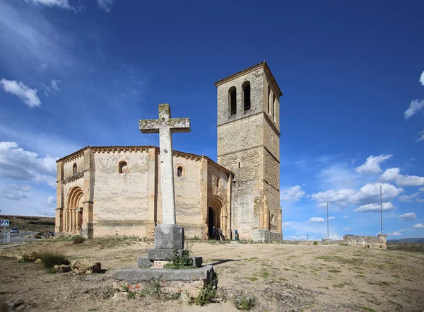 Saint-Cross church (kerk van Santa Cruz), Segovia, Spanje. Voormalige kerk van de Tempeliers — Stockfoto